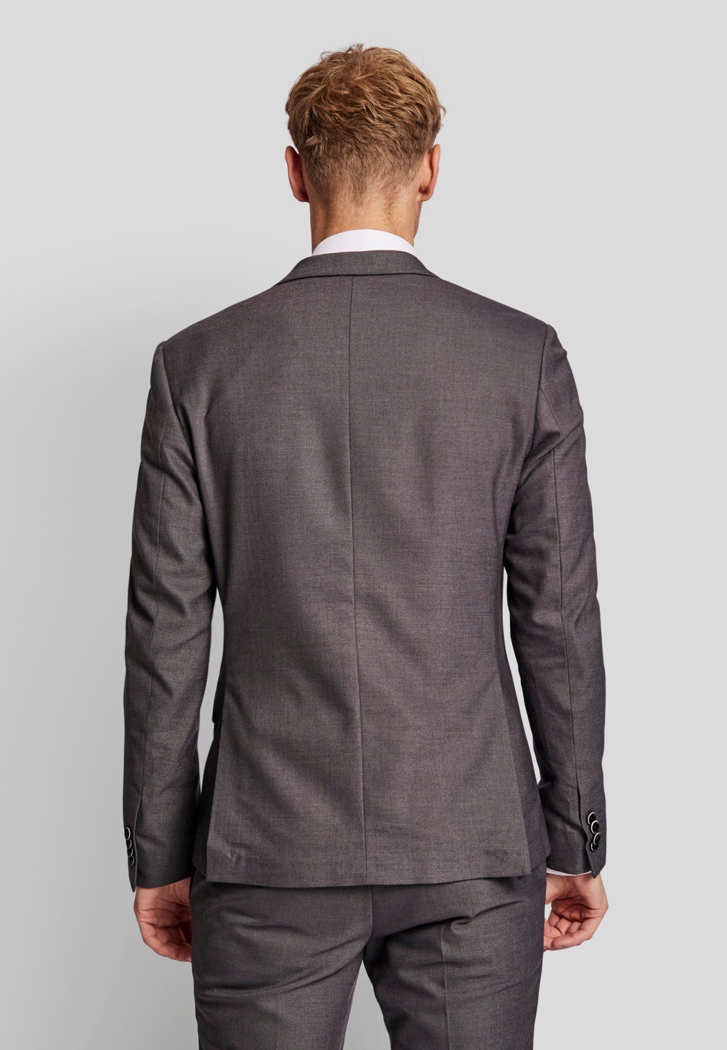 BS Skiathos slim fit kavaj - Grey
