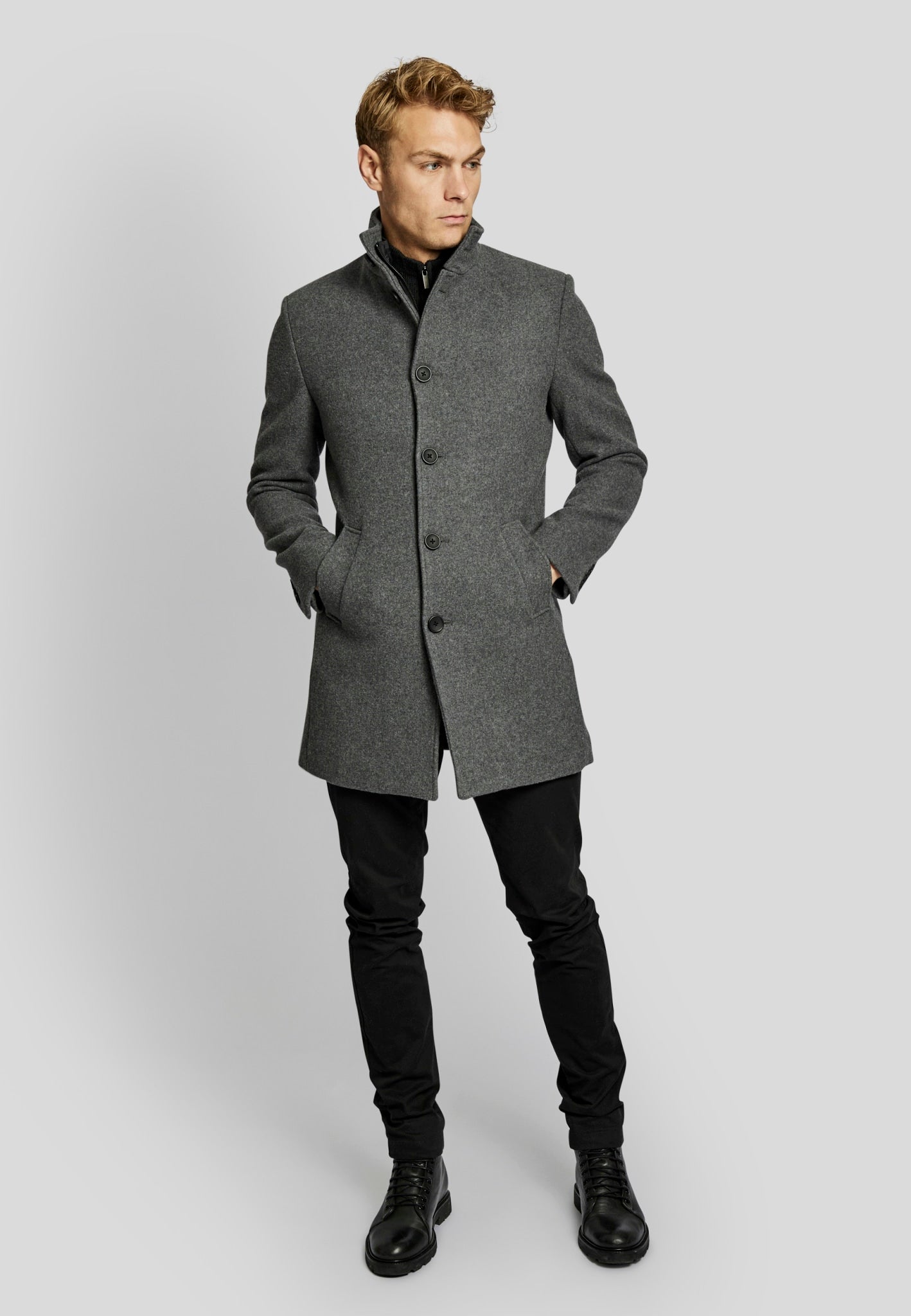 BS Ontario slim fit Kappa - Grå