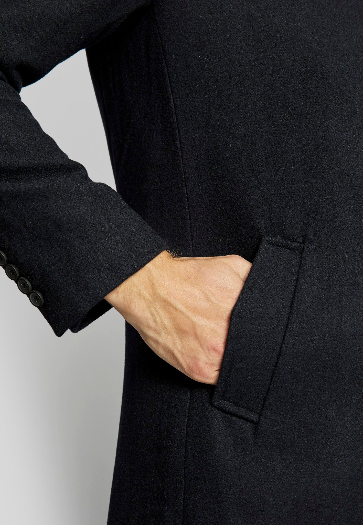 BS Ontario slim fit Frakke - Navy