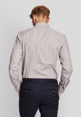 BS Lincoln slim fit Skjorte - Light Grey