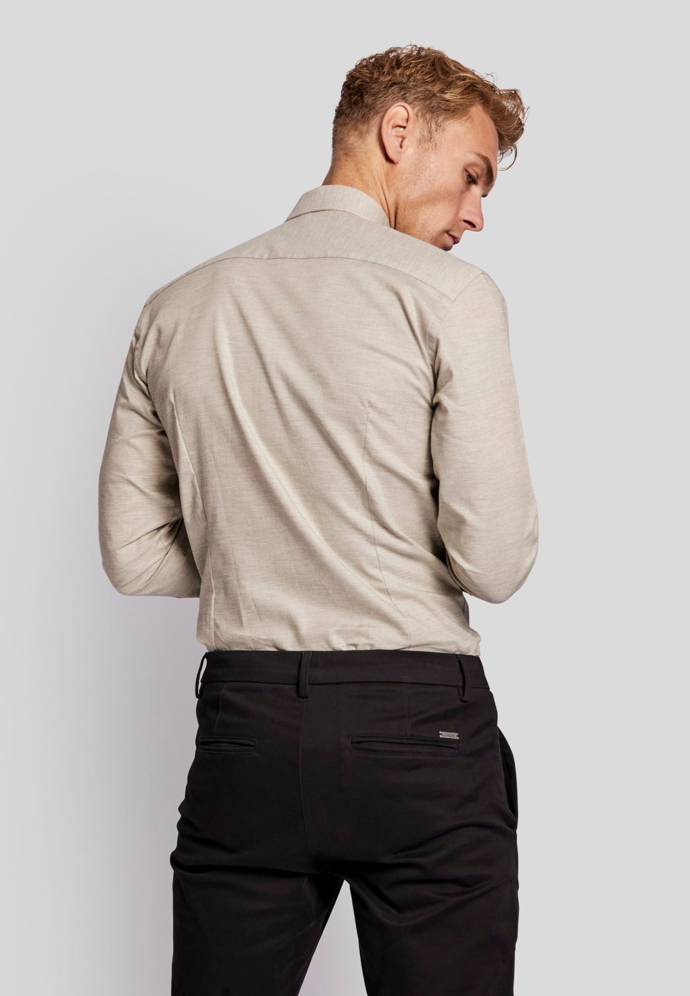 BS Nick slim fit Skjorte - Kit