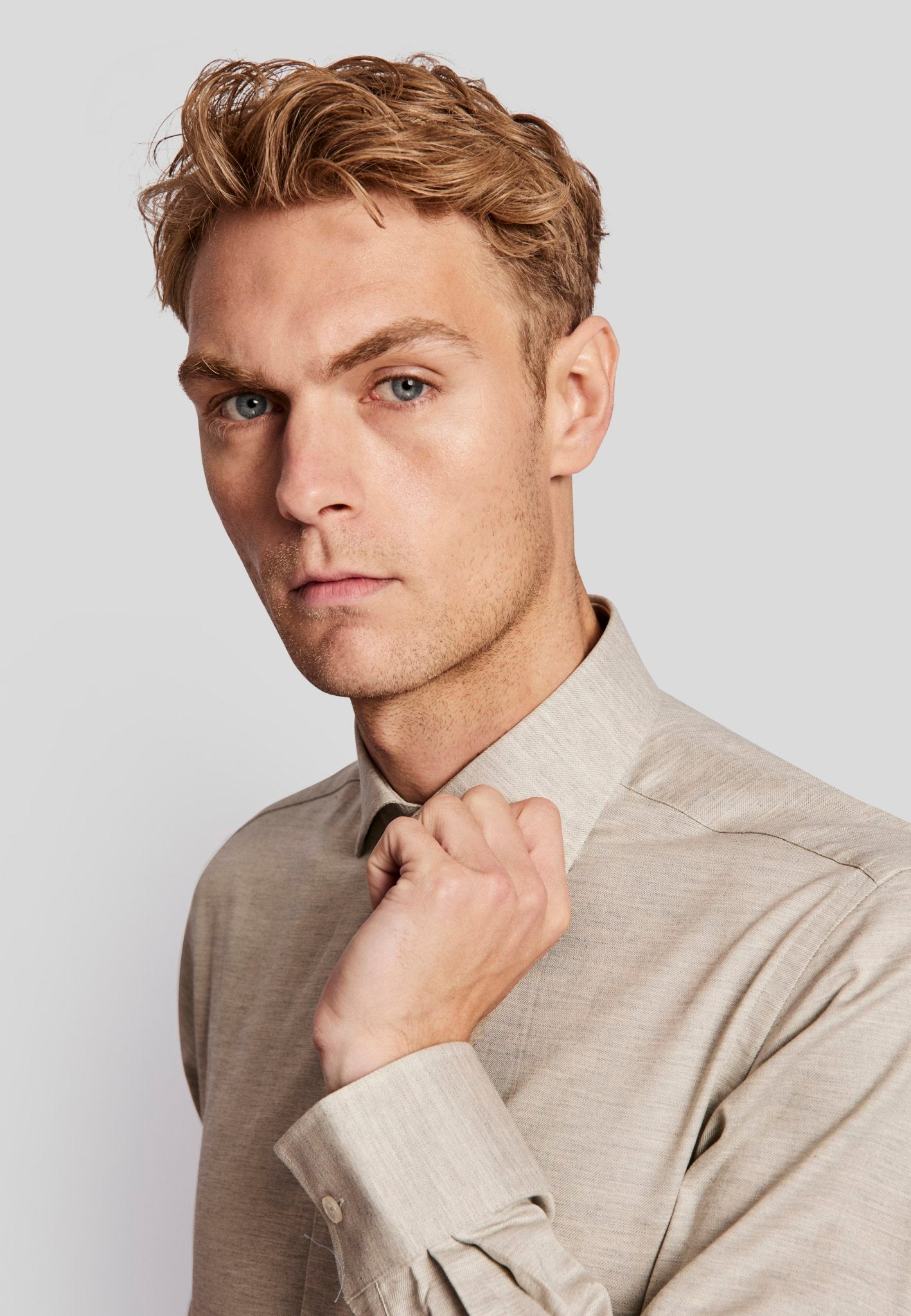 BS Nick slim fit Skjorte - Kit