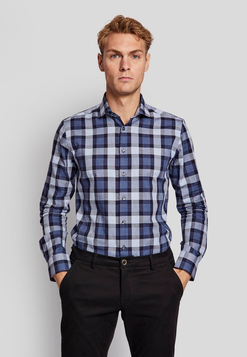 BS Elneny modern fit Skjorte - Blue