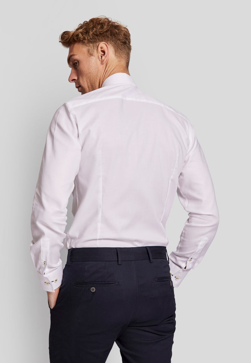 BS Pung modern fit Skjorte - White