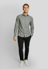 BS Halden casual slim fit Skjorte - Grey