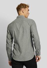 BS Halden casual slim fit Skjorte - Grey