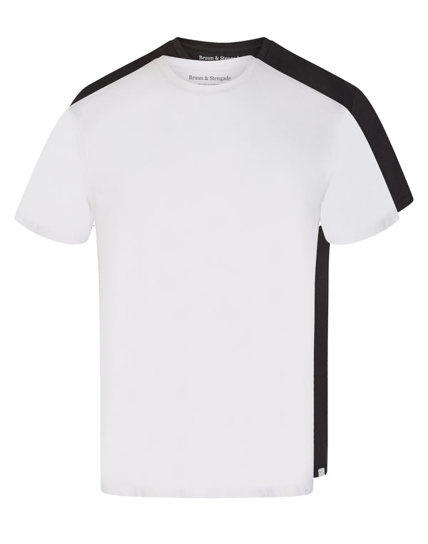 BS Antiqua Regular Fit T-Shirt - 2 pak - White & Black