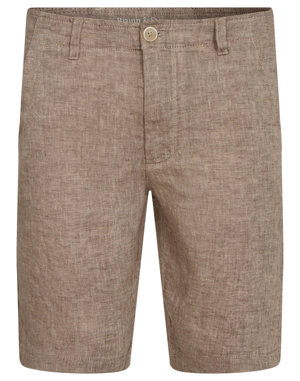 BS Andros Regular Fit Shorts - Brown