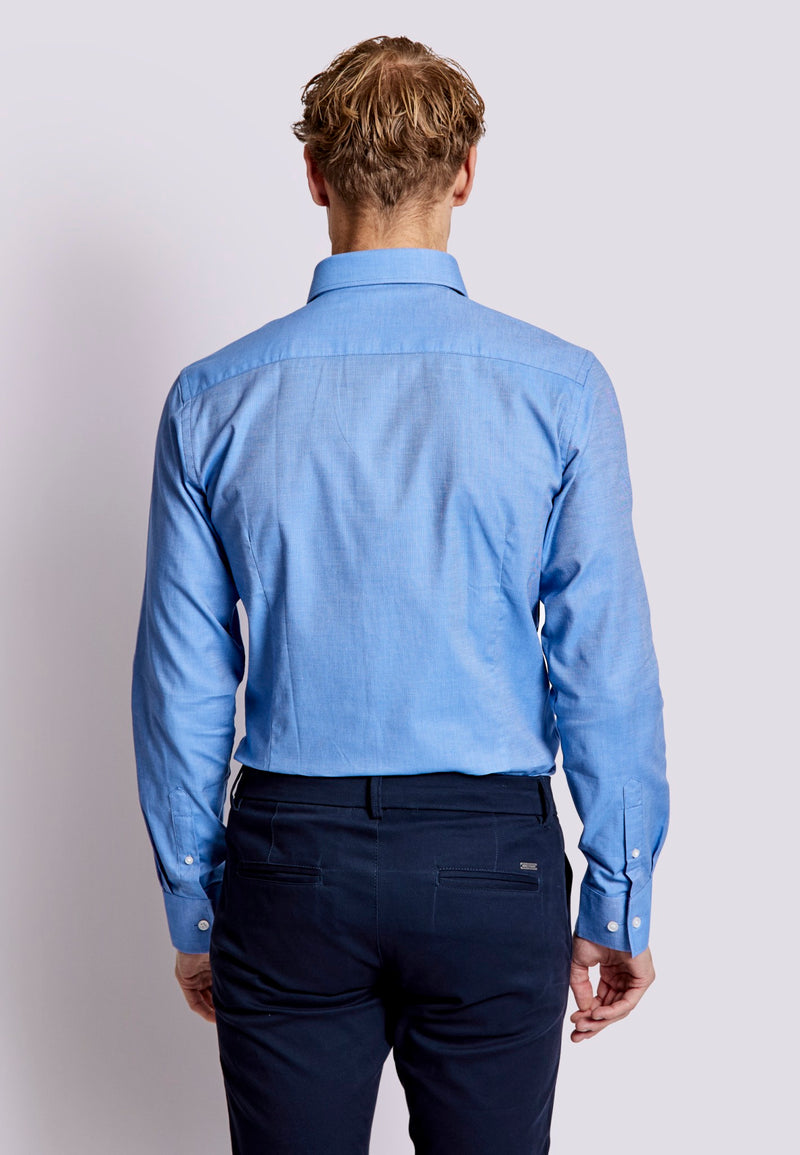 BS Bennet Slim Fit Skjorte - Blue