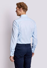 BS Walton Slim Fit Skjorte - Light Blue