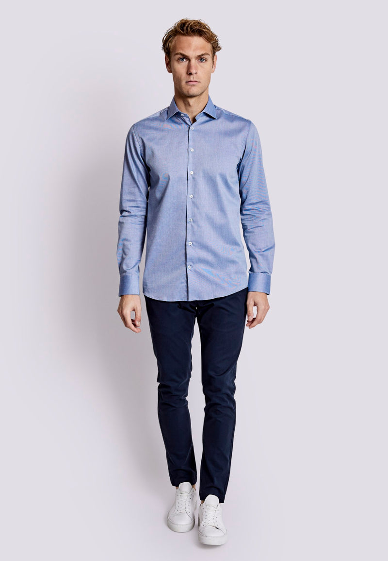 BS Pirlo Modern Fit Skjorte - Blue