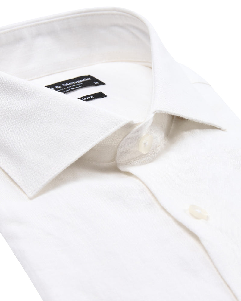 BS Bilbao Casual Modern Fit Skjorte - White