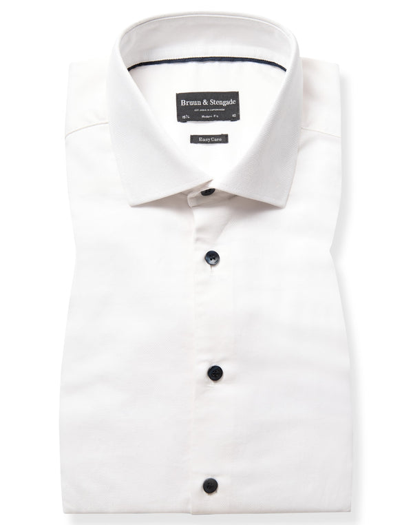 BS Florian Modern Fit Skjorte - White