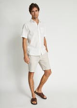BS Buris Regular Fit Shorts - Beige/White