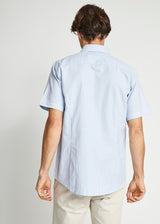 BS Stafford Modern Fit Skjorte - Light Blue/White