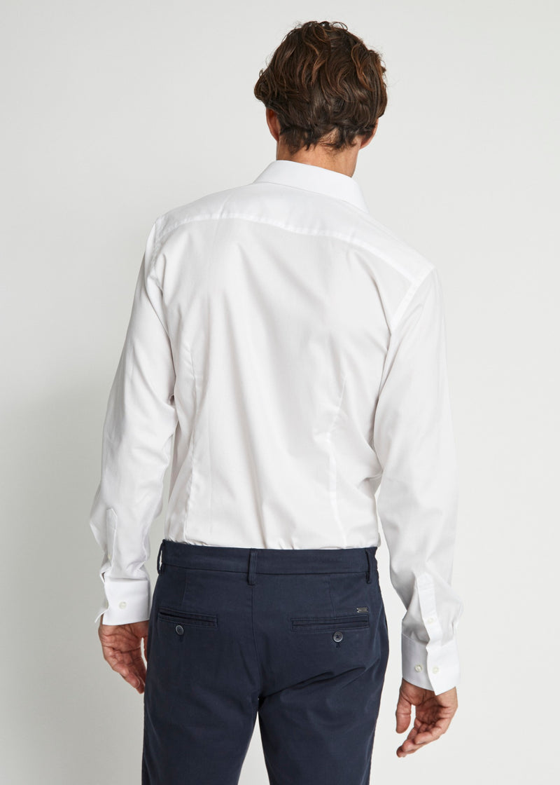 BS Vick Modern Fit Skjorte - White