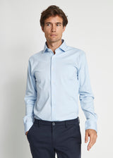 BS Rice Slim Fit Skjorte - Light Blue