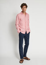 BS Perth Casual Slim Fit Skjorte - Pink
