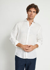 BS Perth Casual Slim Fit Skjorte - White