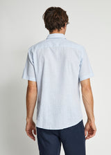 BS Gale Casual Modern Fit Skjorte - Light Blue/White