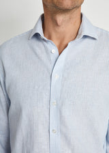BS Anthony Casual Modern Fit Skjorte - Light Blue/White