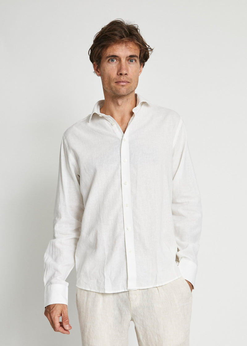 BS Butkus Casual Modern Fit Skjorte - White