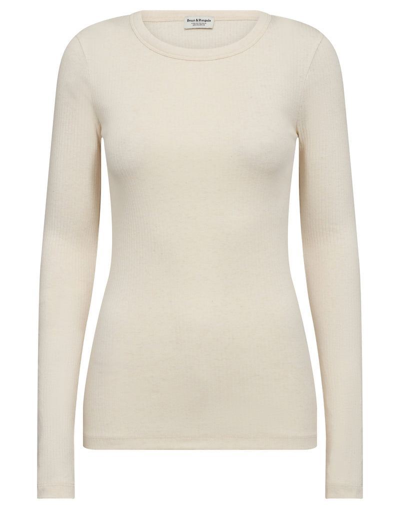 BS Margrethe Langærmet T-Shirt - Off White