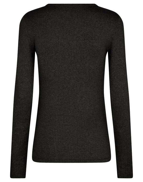 BS Margrethe Langærmet T-Shirt - Black