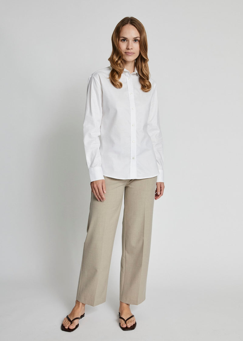 BS Marie Slim Fit Skjorte - White