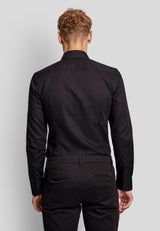BS Pavarotti Super Slim Fit Skjorte - Black