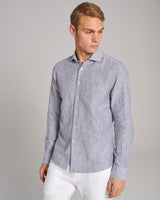 BS Fernando Casual Modern Fit Skjorte - Blue/White