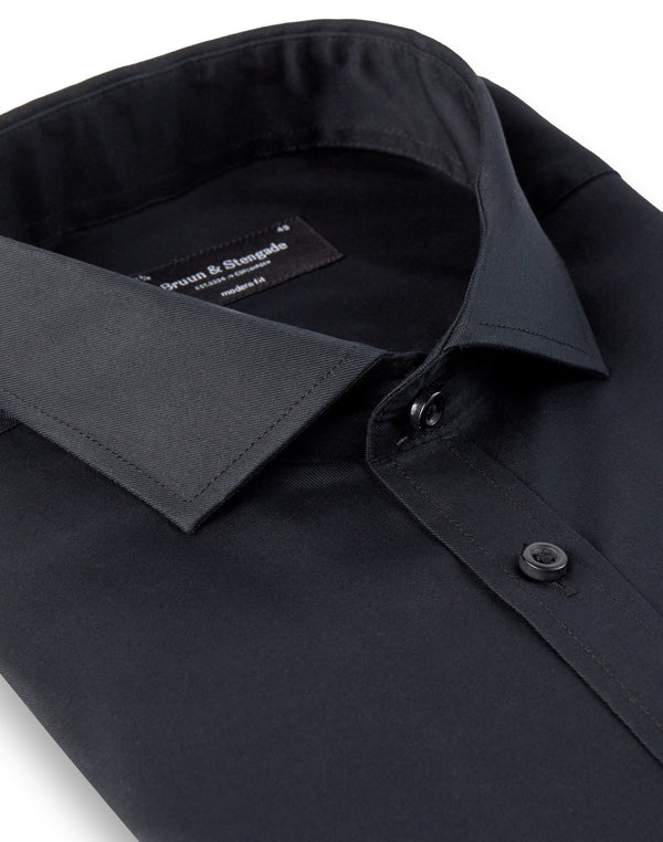 BS Aspen Modern Fit Skjorte - Black