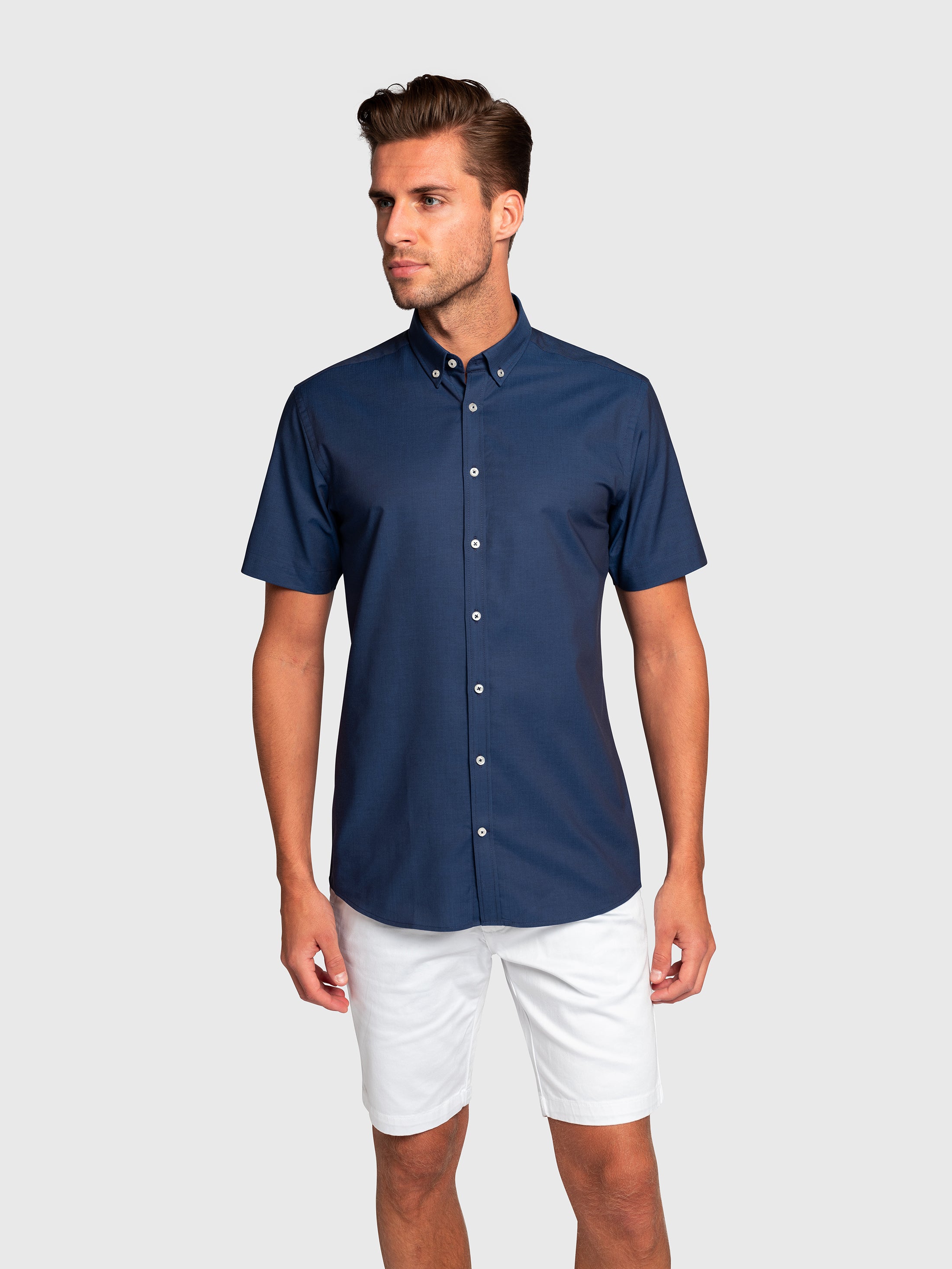 BS Kenneth Modern Fit Skjorta Dark Blue