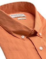 BS Sainz Casual Slim Fit Skjorte - Orange