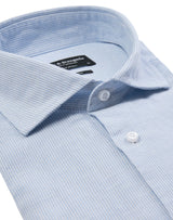 BS Fernando Casual Modern Fit Skjorte - Light Blue/White