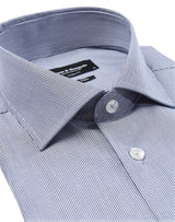 BS Matip modern fit Skjorte - Blue/White