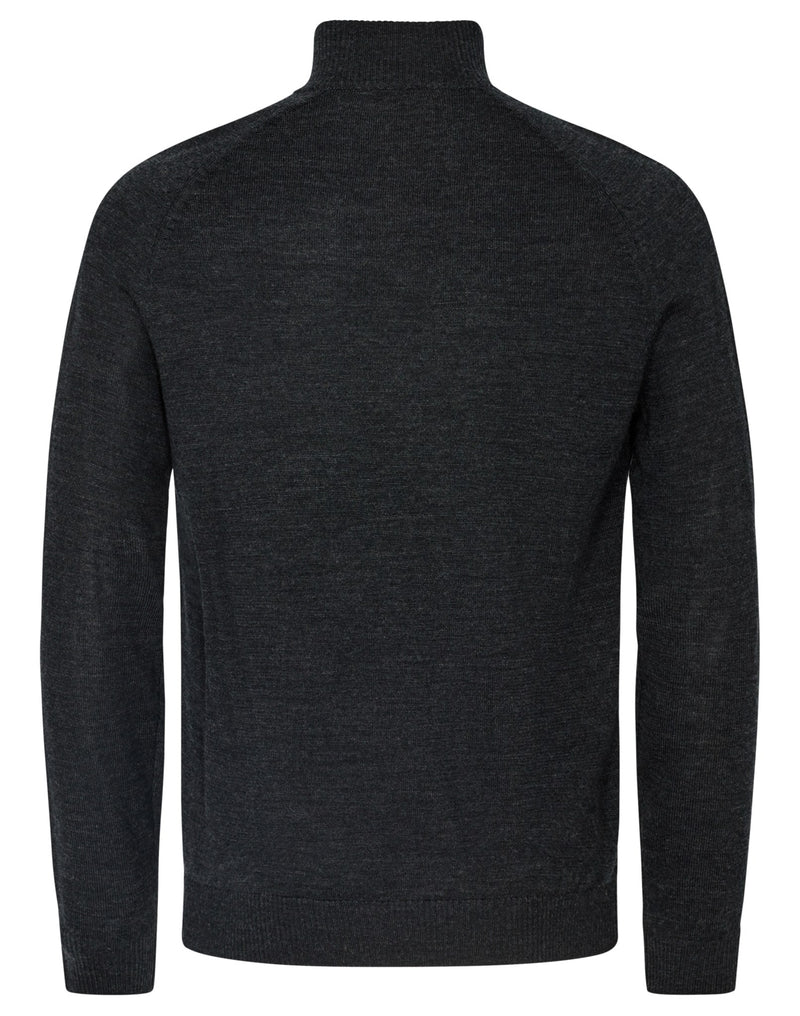 BS Pelle regular fit Strik - Charcoal