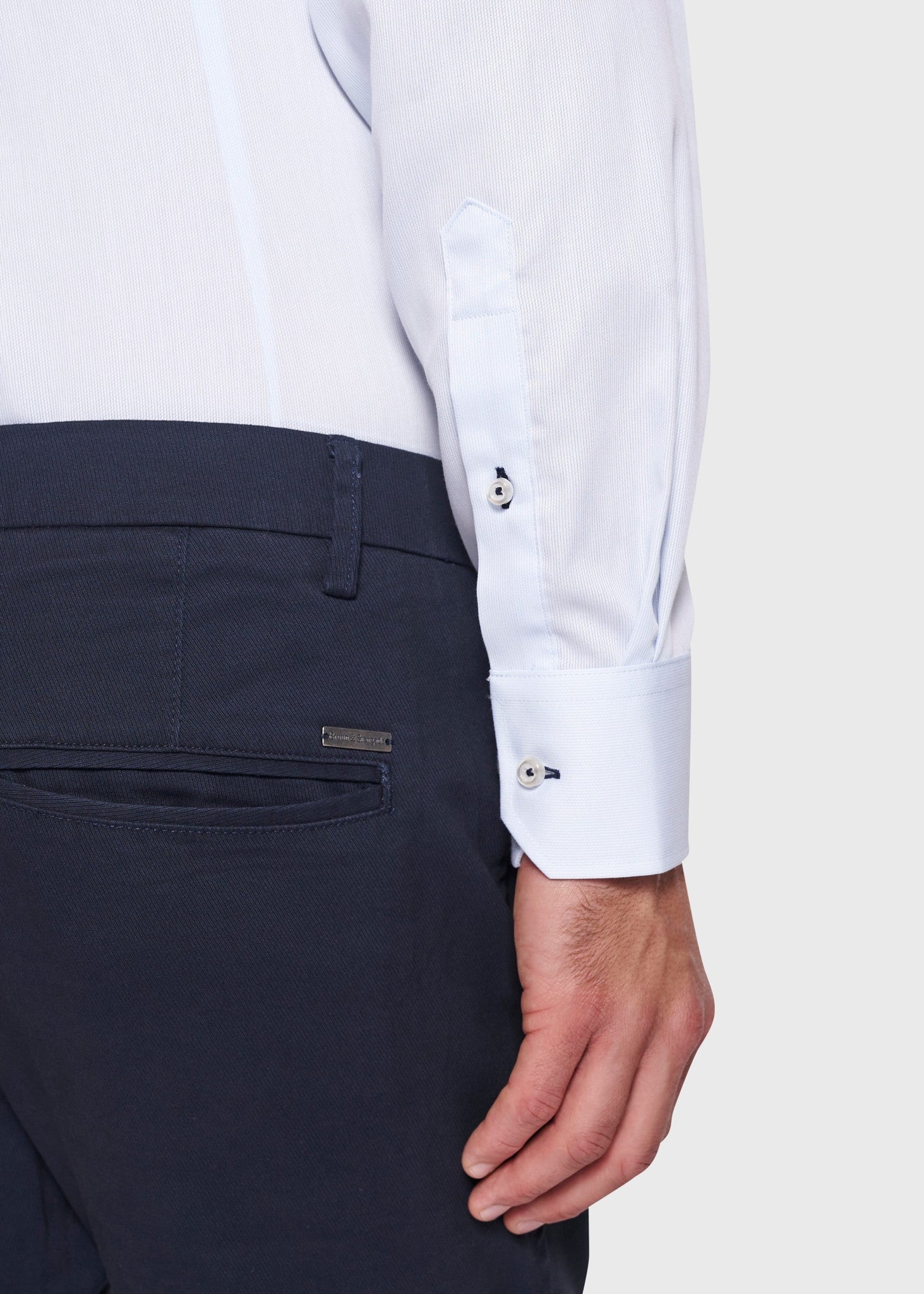 BS Djemba Modern Fit Skjorte Light Blue - Light Blue