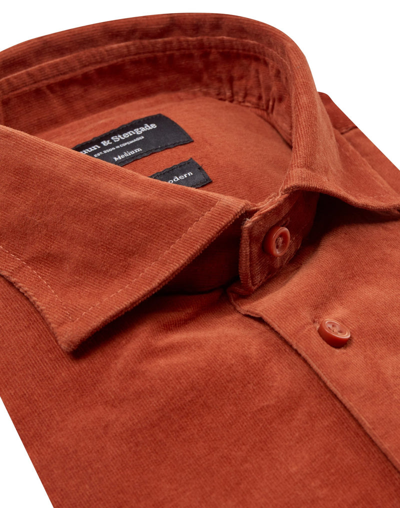 BS Jallow Casual Modern Fit Skjorte - Orange