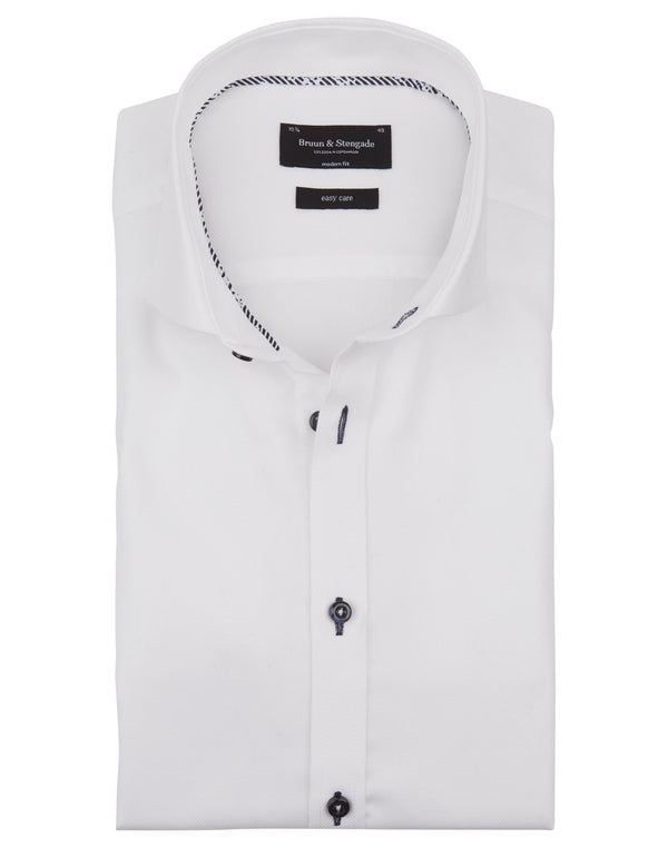 BS Klopp Modern Fit Skjorte - White