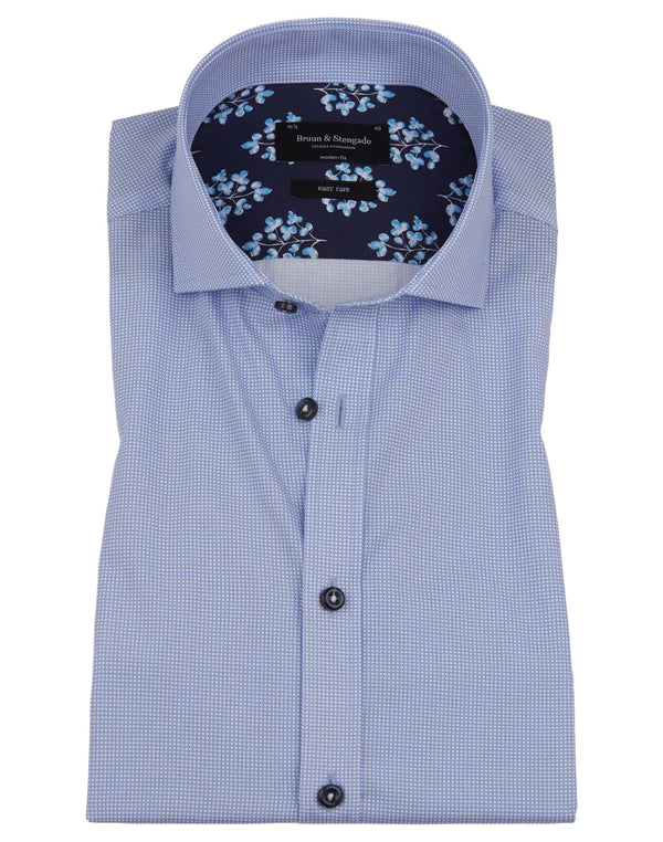 BS Konfogbia Modern Fit Skjorte - Blue