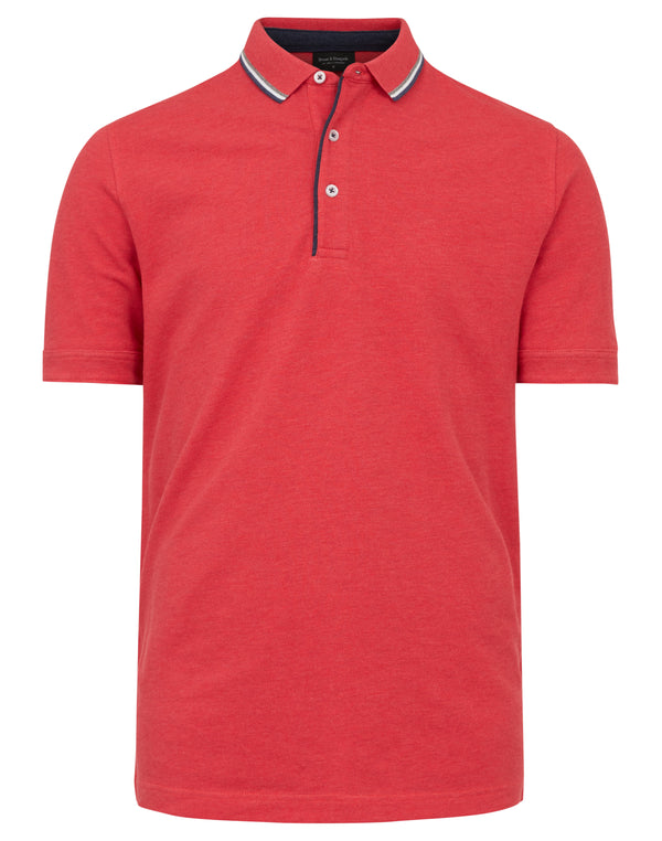BS Liam Regular Fit Polo - Red
