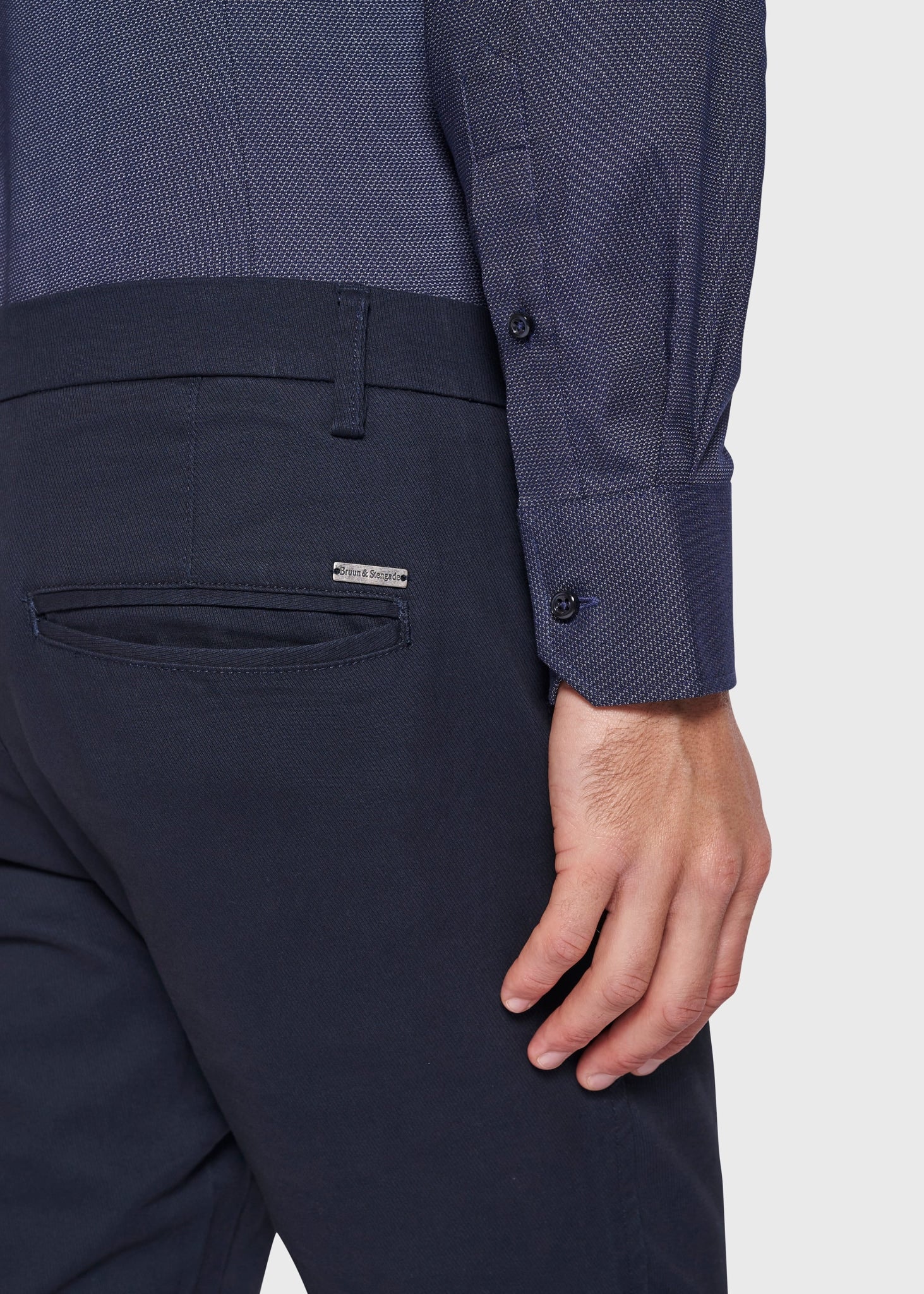 BS Matteo Modern Fit Skjorte Navy - Navy