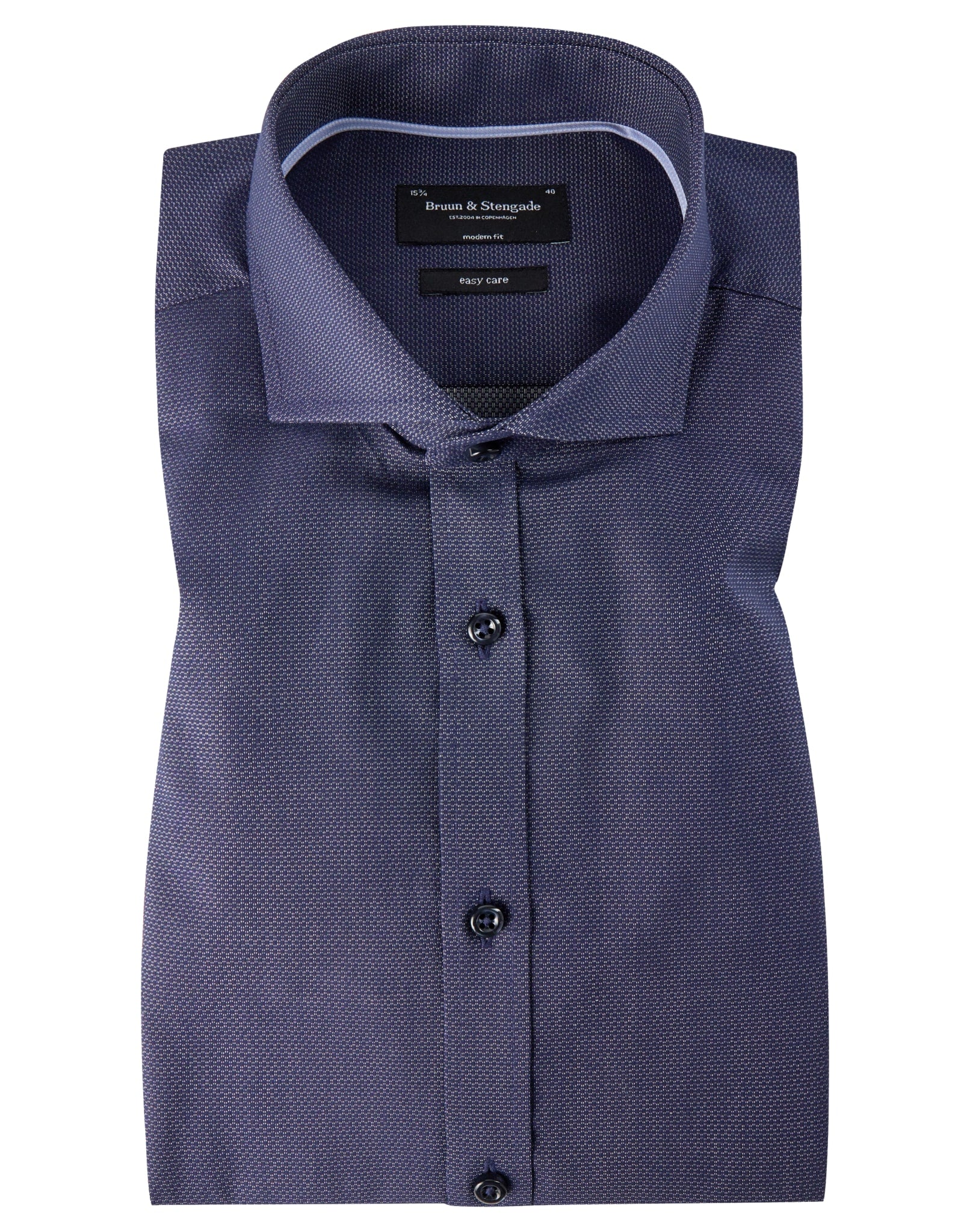 BS Matteo Modern Fit Skjorta Navy - Navy