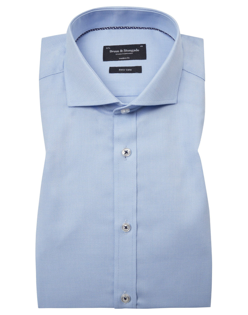 BS Odsonne Modern Fit Skjorte - Light Blue