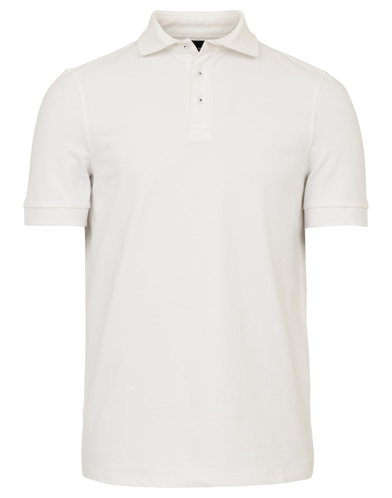 BS Prince Regular Fit Polo - White