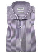 BS Serdar Slim Fit Skjorte - Purple